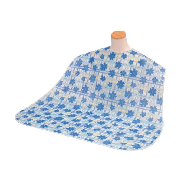 ソフラピレンエプロンコスモス ブルー 102260 1枚