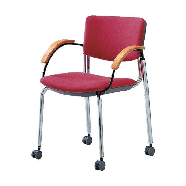 会議用チェアー 座:布張り E218FBC-GL 1点