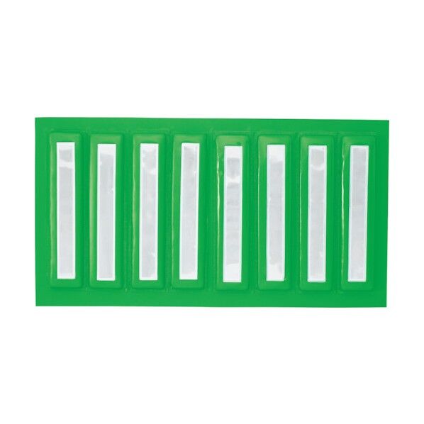 ストライプ反射クッション