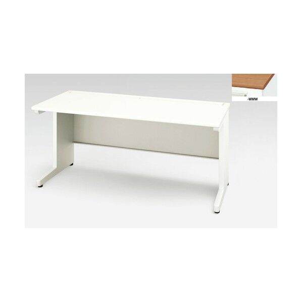 平デスク (引出し無し) XEHH167FDN-WMW 1点