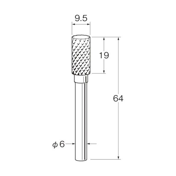 リューター 超硬カッター K6124 1個