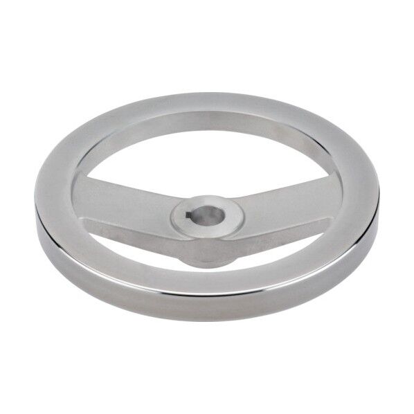 スポークハンドル アルミニウム キー溝付、ハンドルなし 24610.0141 1点