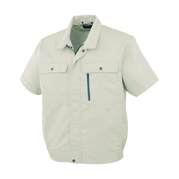 半袖ブルゾンH-190 3Sグレー L H-190-3-L 1点