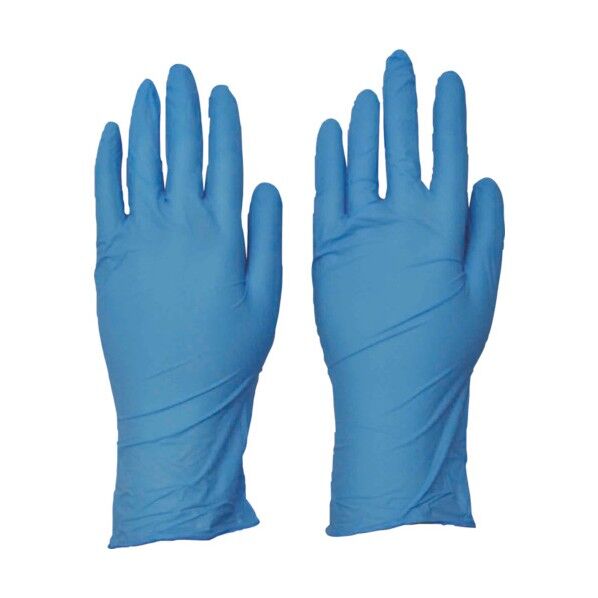 ダンロップ NS470ニトリル極薄手袋 SS ブルー (100枚入) 6448 100枚