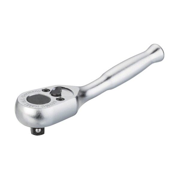HAZETショートラチェットハンドル差込角6.3mm15度オフセット