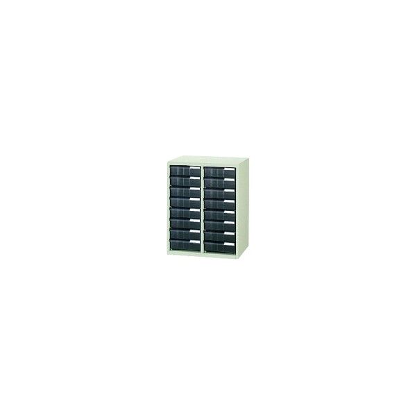 プラス 652002)CN クリアーケースキャビネット CN-208F LGY 1点