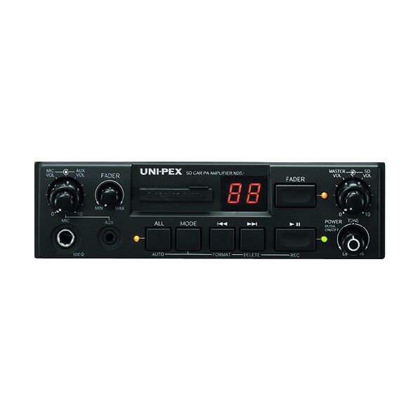 ユニペックス SDレコーダー付車載アンプ 40W 24V用 NDS-404A 1点