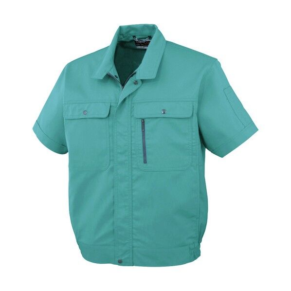 半袖ブルゾンH-190 9グリーン EL H-190-9-EL 1点