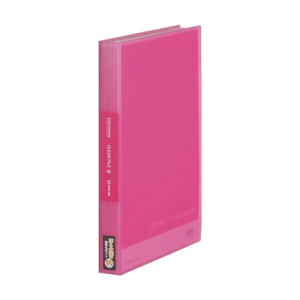 キングジム シンプリ－ズクリア－F(透明)60Pピン 186-3TSPPINK 1個