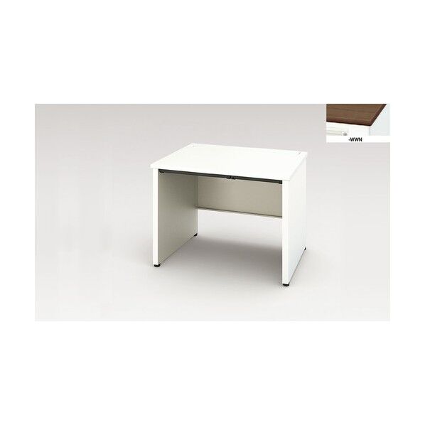 平デスク (パネル脚タイプ・浅型引出し付) XEHH107FP-S-WWN 1点