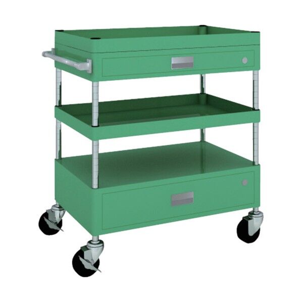 フレックスワゴン 引出付 750X500 YG色 FLW-822VZYG 1点