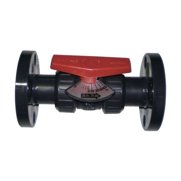 YPボール弁 PVC/EPDM JIS10Kフランジ