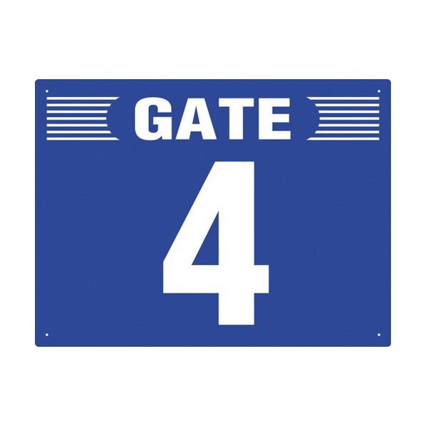 ユニット ゲート表示板 GATE 4 ヨコ 305-303 1点