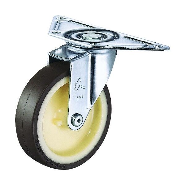 ハンマーキャスター Eシリーズコーナータイプ自在ウレタンB車125mm 平戸車 220EUB125 1個...