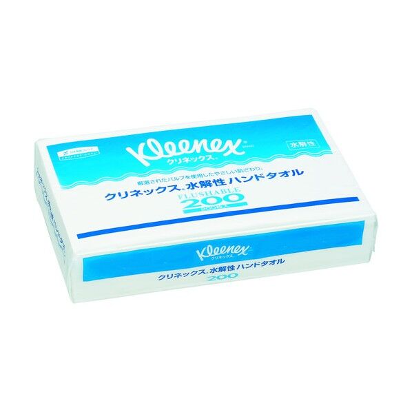 クレシア クリネックス 水解性 ハンドタオル 35Pk(200枚/Pk)