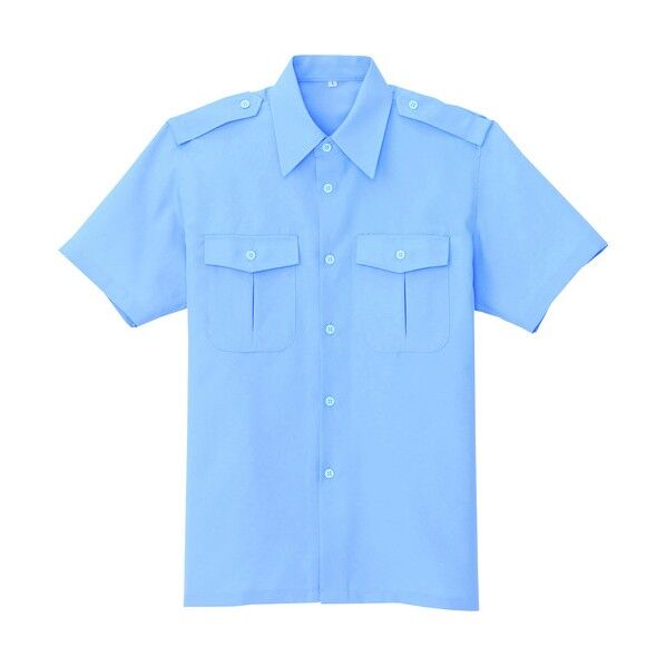 半袖シャツ 007サックス SS 67002 1