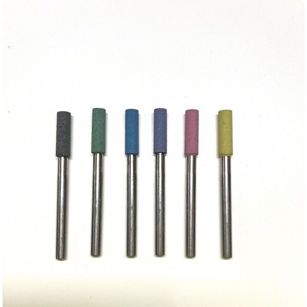 松風プロダクツ京都 ポリマスターポイント軸付 外径φ4x厚さ13x軸長30x軸径3mm 黒 P3-0413 W80BK 10本