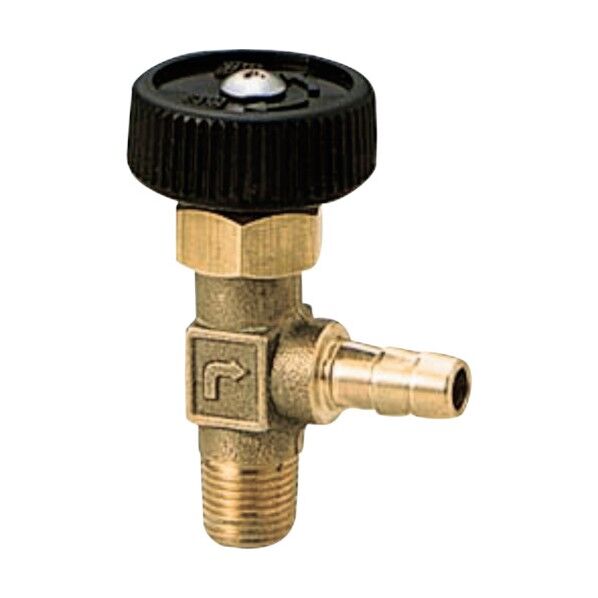 オンダ製作所 製作所 アングルミニチュアバルブ R1/8×タケノコφ8 樹脂ハンドル OMV-502-1 1点...