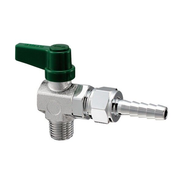 ボールバルブ フリーボール ML6型 (黄銅) Rねじ×ホースジョイント