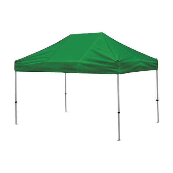 かんたんてんと 2.4m×3.6mスチール&アルミ複合フレーム 緑 KA/4W-G 1点