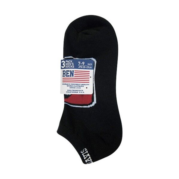 BD A304靴下スニーカー3足組(アソート) 165324 1点