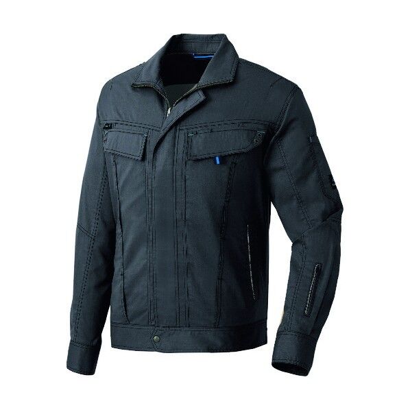 長袖サマーブルゾン(男女兼用) 014チャコール M 30530 1