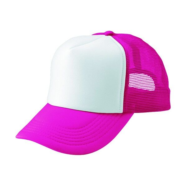 アメリカンメッシュキャップMC30-060フラッシュピンク×ホワイトF 060フラッシュピンク×ホワイト F MC30 1