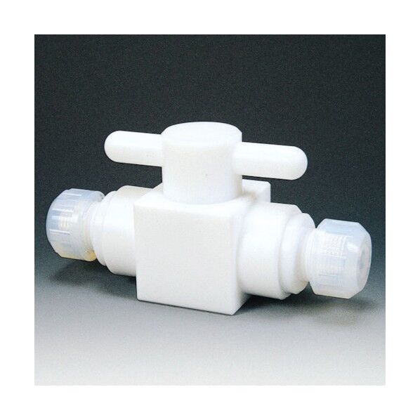 テフロンコンパクト二方ボールバルブ接続型バイトン