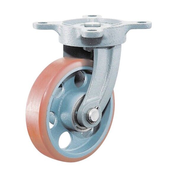 重荷重用キャスター ダクタイル製ログラン(ウレタン) 自在