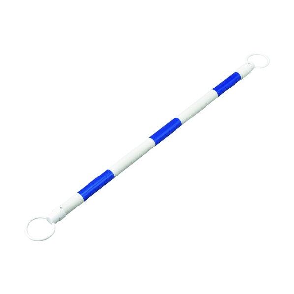 トラ柄コーンバー(伸縮タイプ)スライドバーWBL 40.5(35)mmΦ×1.3~2m 122338 1個