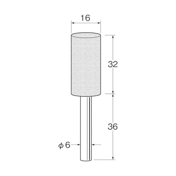 軸付砥石 G6212 5本