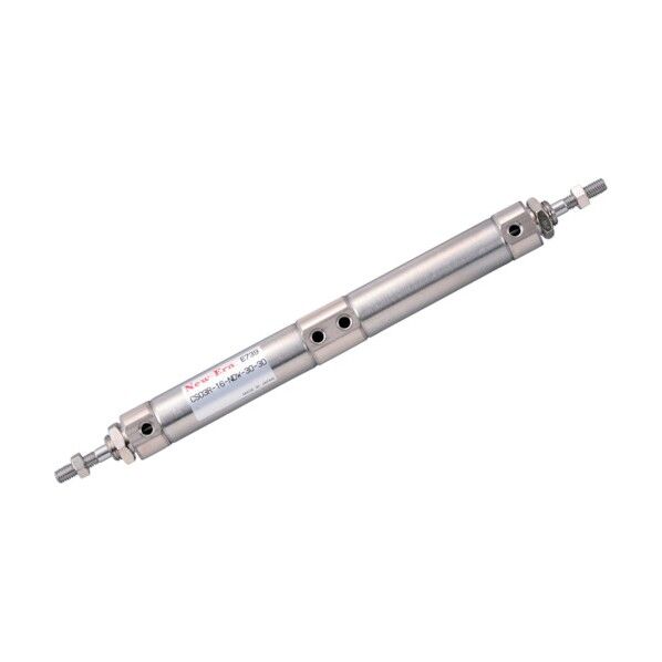 ニューエラー デュアルストロークシリンダΦ16mm複動基本形st20mm+st10mmマグネット・スイッチ付 CS03R-16-NDW-20+10-ZC201B2 1点