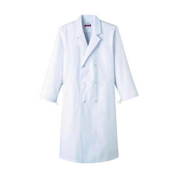 男子W型診察衣 抗菌 MR-115-LL 1点