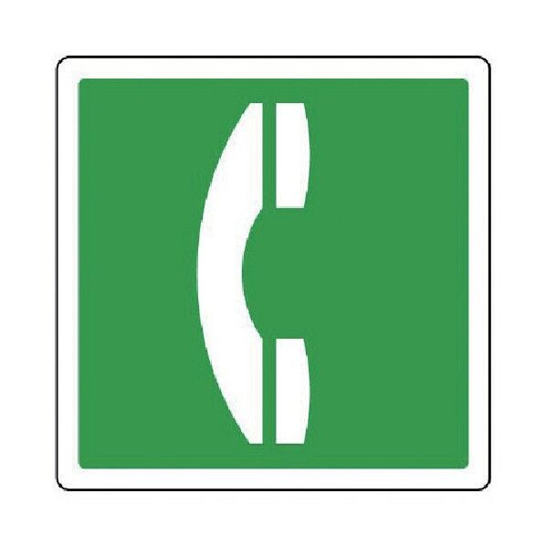 ピクトサイン電話マーク 839-11B 1