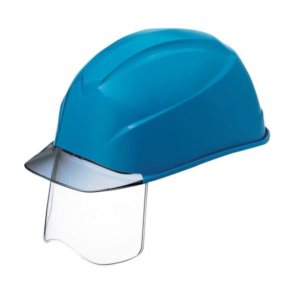 エアライトS搭載ヘルメット(透明バイザー・溝付・シールド付)