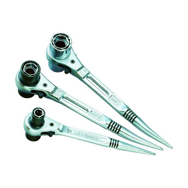 4サイズラチェットレンチ (ショートタイプ)