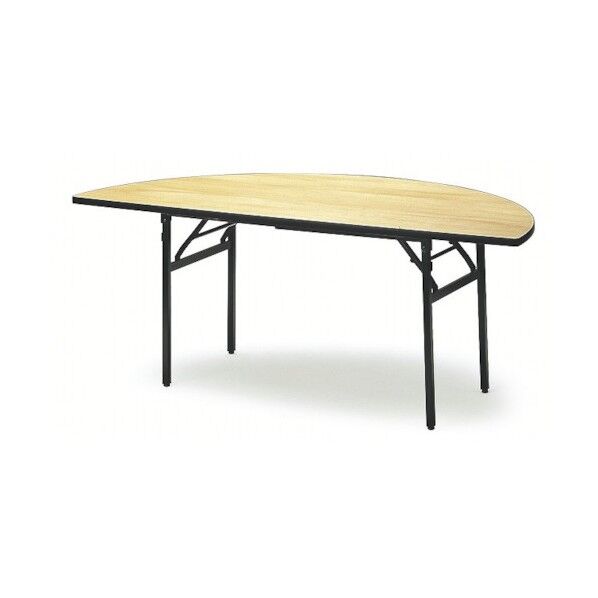 ※法人専用品※藤沢工業 レセプションテーブル 半円型 1200φ1/2 ハカマ無 FRT-120HR N 1点...