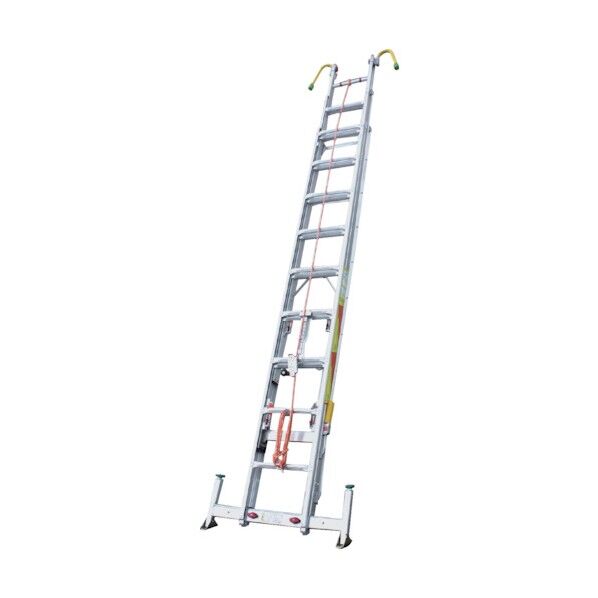 ※法人専用品※ナカオ 3連伸縮ハシゴ レン太 7m アウトリガー 屋根上セット 墜落防止トドマル付き 3REN-7.0YT 1点...