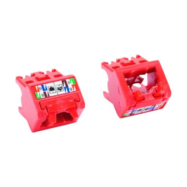 TGモジュラージャック用上下45度アングルキャップ