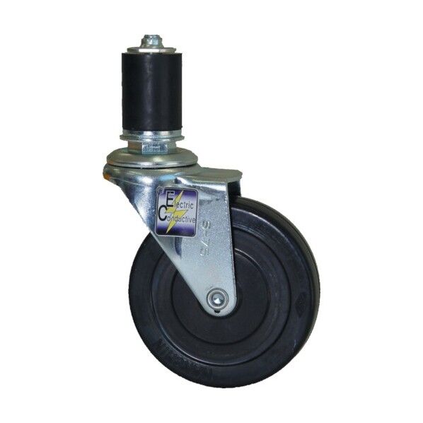 パイプシステム用キャスター 静電防止自在式