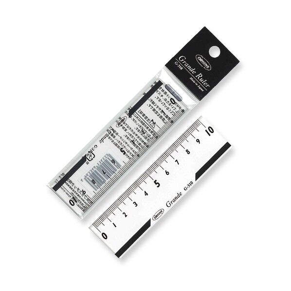 グランデ直線定規 10センチ目盛