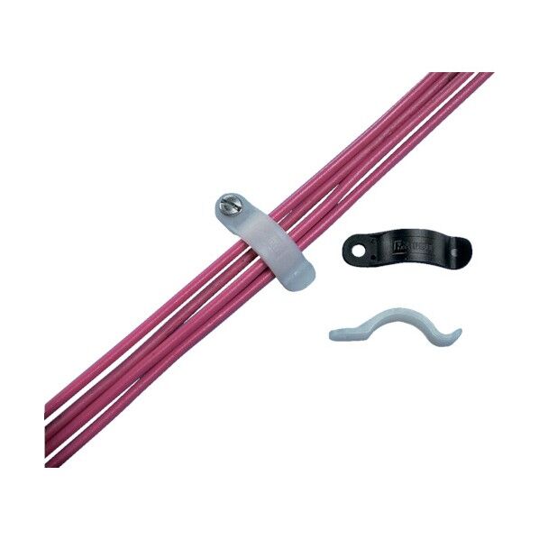 固定具ワイヤーリテイナー耐候性黒（１００個入）