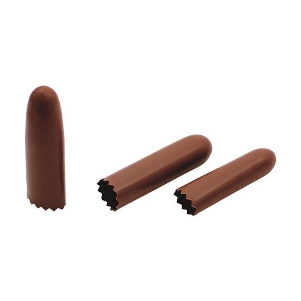 耐油指サック滑り止めナシ 中 ブラウン 中 22212 20本