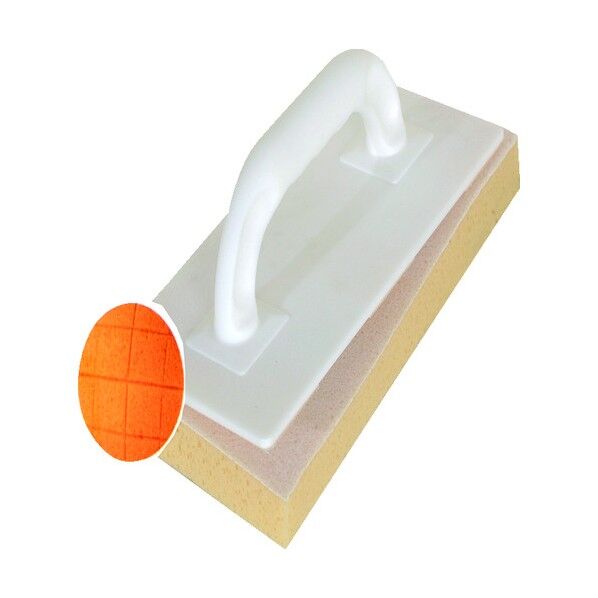 K/H 交換式ウォッシュフロート 8mm溝入スポンジ付 黄色 140×280×3 4911428 1