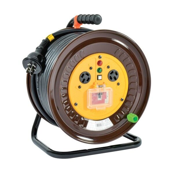 電工ドラム一般型 三相200V 4芯 アース付 30m 13.1KG ND-EC330F-20A
