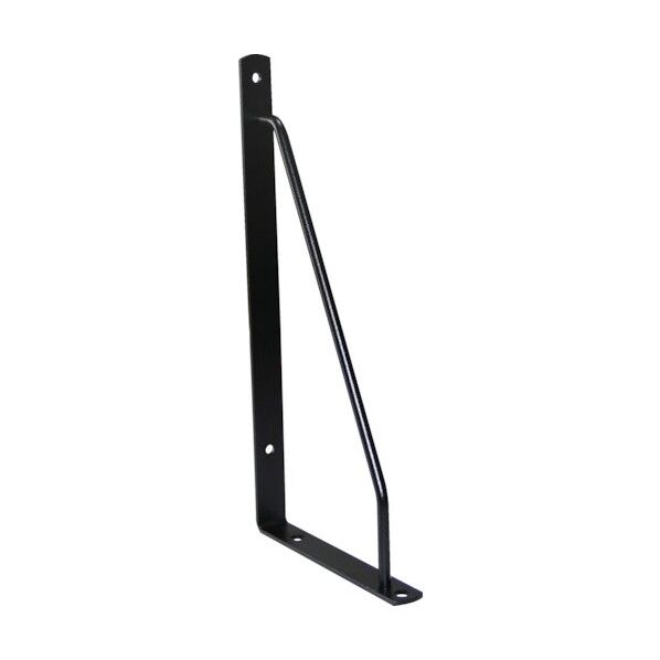 トラスコ カラーアーム棚受 90mm 黒色 ALT90-BK 1点