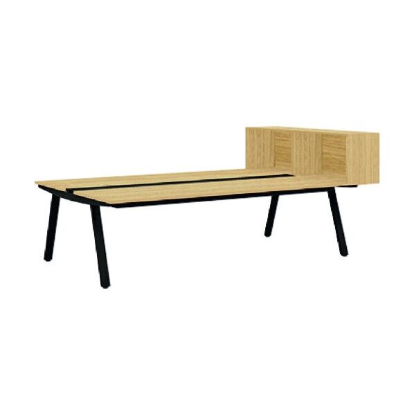 666934Genela片側机上収納セットGE2414KS4 LW/BK GE-2414KS4 LW/BK 1点