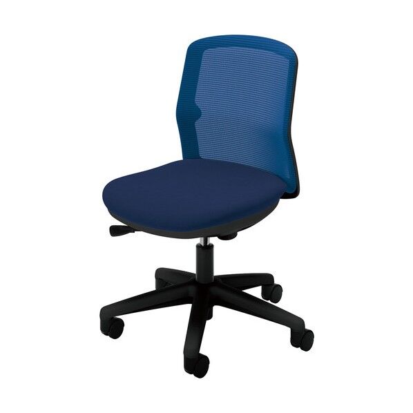 エニーザ/AMF2-100B 肘なし PA マリンブルー 5-301-4505 1点