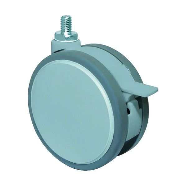 デザインキャスター ライトグレー100径 F100N8WSL-14 1個