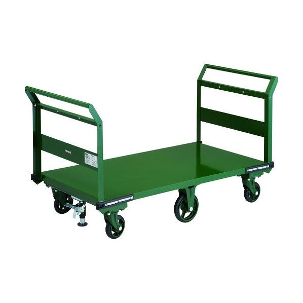 鋼鉄製運搬車(大型6輪車・固定ハンドル両袖タイプ)